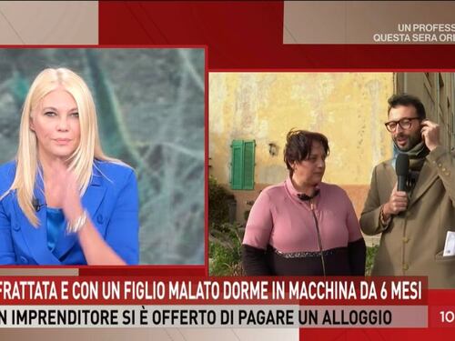 Storie italiane, sfrattata e con un figlio: risolto il caso della donna costretta a dormire in auto
