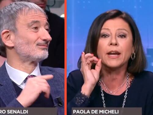 4 di sera, l'uscita di Schlein scatena Senaldi: "Velo pietoso". Scintille con De Micheli