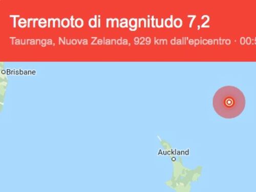 Terremoto nel Pacifico: sisma di magnitudo 7.2