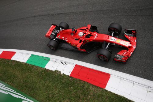 Gp di Monza, Raikkonen e Vettel partono davanti a tutti