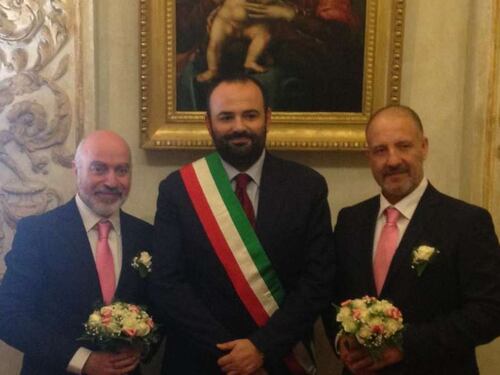 Prima unione civile, si sposa Alfredo Totti, cugino del capitano della Roma