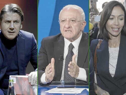 Conte, De Luca e Carfagna. Il partitone meridionale prima grana per Meloni