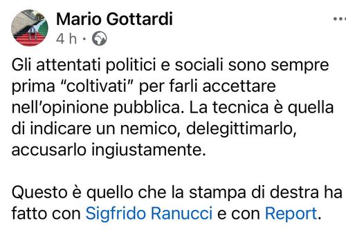 Minacce a Ranucci, il capo ufficio stampa della Todde dà la colpa alla stampa di destra