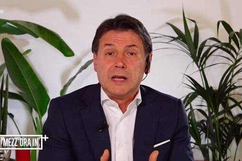 Mezz'ora in più, la rivelazione di Giuseppe Conte: ho ricevuto minacce di morte