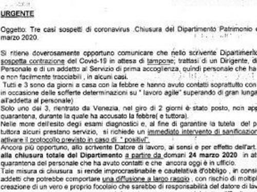 Roma, chiuso il dipartimento politiche abitative. Tre casi sospetti di coronavirus