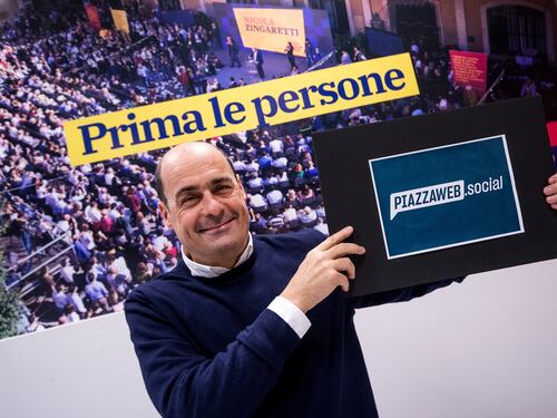 Zingaretti butta il Pd nella spazzatura