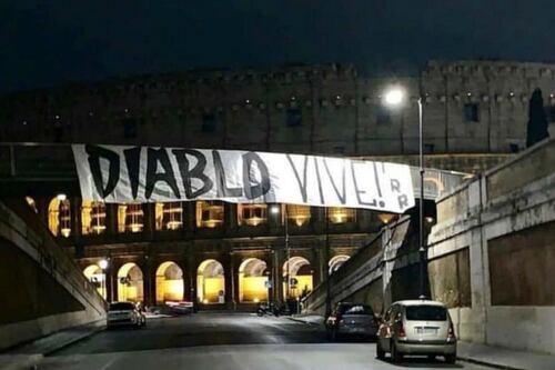 Mettono striscione pro Diabolik al Colosseo: cinque identificati