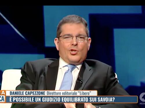 Zona Bianca, Capezzone non risparmia Vittorio Emanuele: “Gravi inadeguatezze e ombre”
