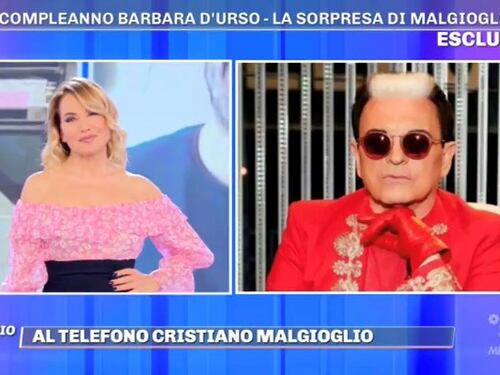 Fuoriprogramma a Pomeriggio5, Malgioglio a sorpresa chiama la D’Urso