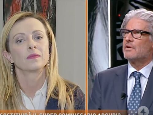 Dritto e Rovescio, Giorgia Meloni polverizza Arcuri sulle Primule: "Ho denunciato a Draghi lo scandalo padiglioni"
