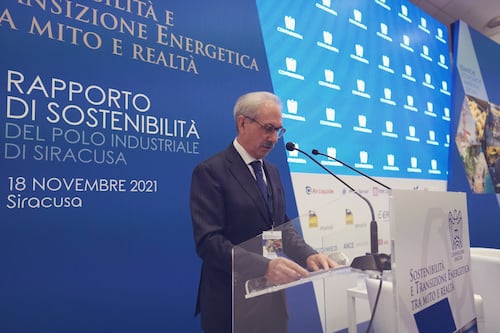Transizione energetica, sostenibilità e approvvigionamento nazionale nel polo industriale siciliano