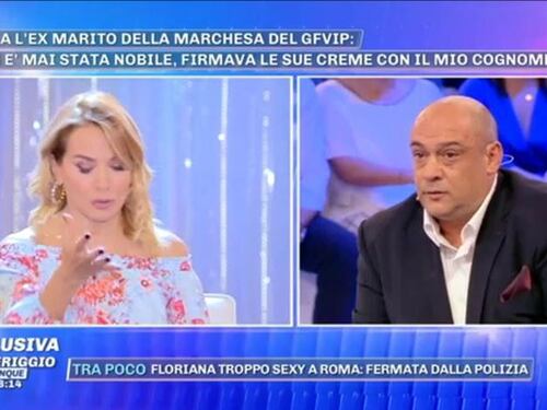 L'ex marito vuota il sacco sulla Marchesa. E porta le prove in tv