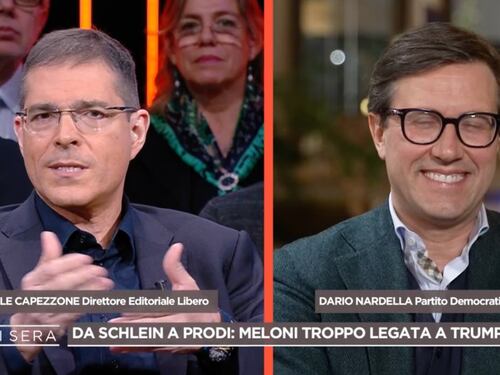 Capezzone a valanga su Nardella: "Due giorni di Trump e siete in crisi isterica"