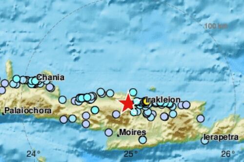 Terremoto, scossa di magnitudo 5 a Creta: paura tra i turisti