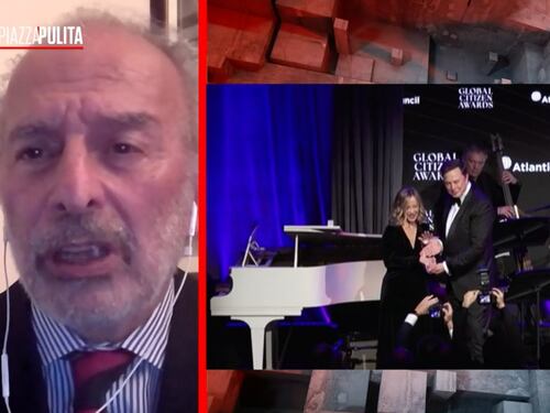 Piazzapulita, Gad Lerner non si tiene su Meloni e Musk: "L'underdog della Garbatella..."