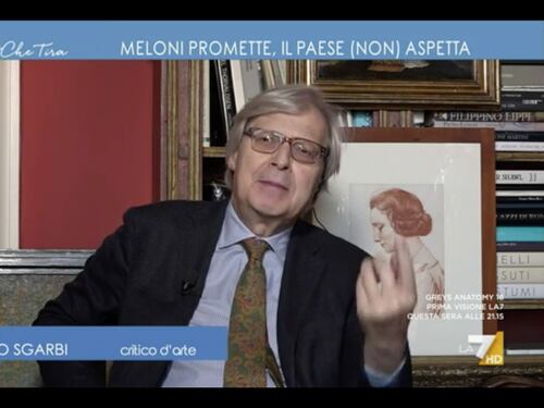 L’Aria che Tira, “vuole andare da Putin”. La soffiata di Sgarbi su Berlusconi: i motivi