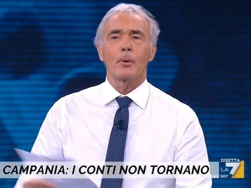 "Solo chiacchiere e distintivo". Così Giletti si difende da De Luca