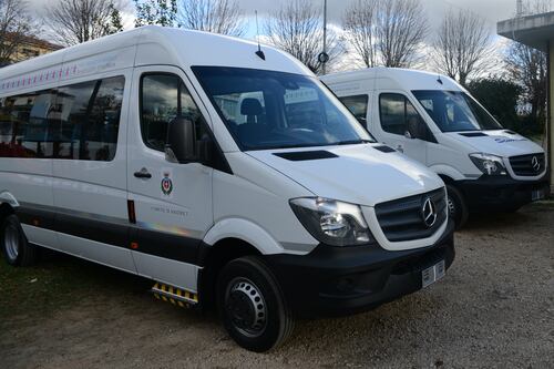 La Mercedes a favore di Amatrice