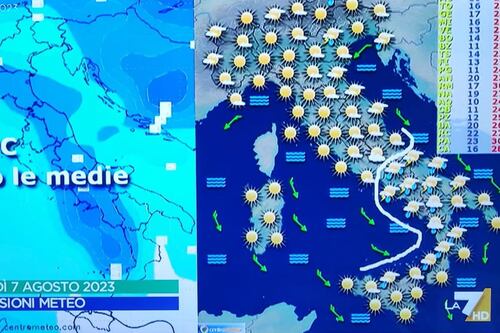 Meteo, Sottocorona "degnamente sostituito": chi c'è a La7 per le previsioni