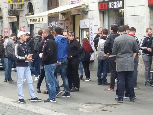 I tifosi dell'Austria Vienna a Roma Ed è già allarme ultras