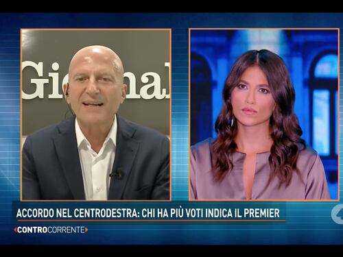 Controcorrente, Augusto Minzolini manda ko Enrico Letta: “Alleanza tecnica? Come barare”