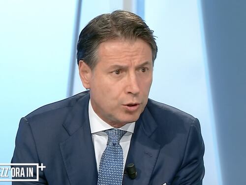 Mezz'ora in più, Conte: orgoglioso dell'Ucraina ma la strategia resta no escalation