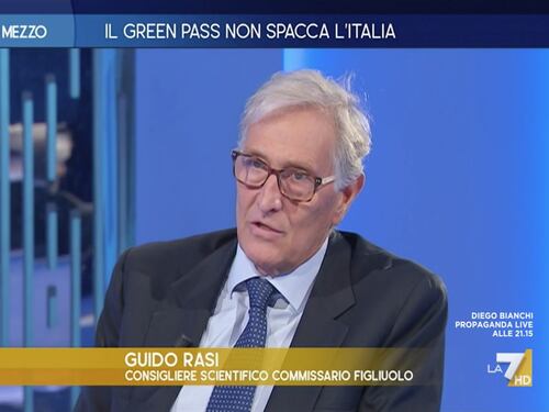 Otto e Mezzo, "fallimento dei no-green pass". Guido Rasi esulta: boom di prime dosi di vaccino