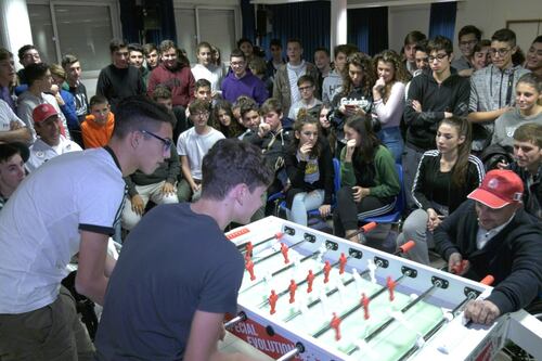Nelle scuole del Lazio parte il torneo di calciobalilla