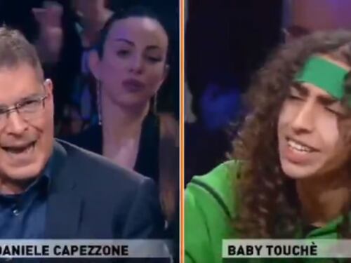Dritto e rovescio, Capezzone travolge il trapper con il machete: "Serve un medico bravo"