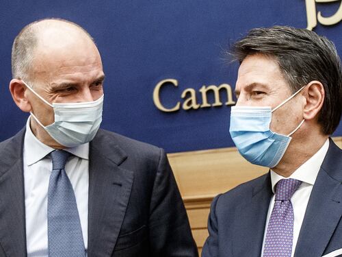 Enrico Letta non si fida di Giuseppe Conte e il governo trema