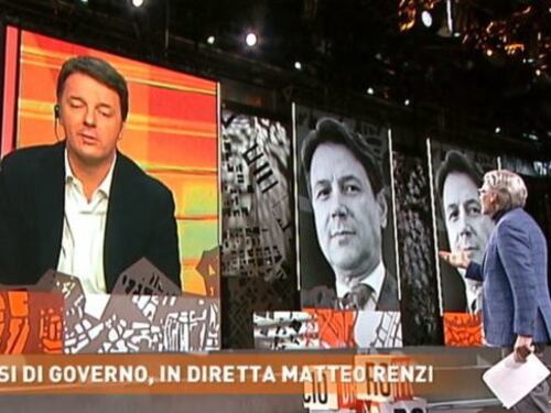 Matteo Renzi a Dritto e Rovescio, Del Debbio è l'unico che fa domande al leader di Italia Viva