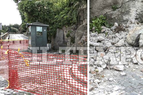 Un altro crollo al Foro romano: cadono pezzi dalla Rupe Tarpea