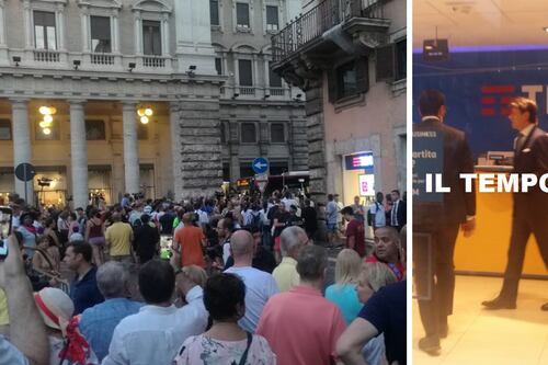 Il premier Conte fa compere col figlio, cronisti e curiosi "assediano" il negozio