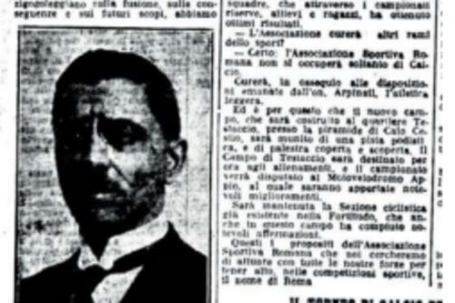 Il fondatore della Roma parlava di Serie B