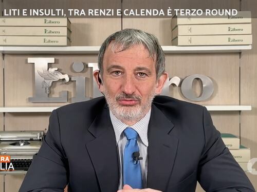Stasera Italia, Senaldi: "Renzi e Calenda? Scontato che finisse così"