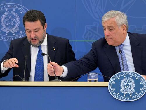 Ucraina, Tajani: "Non manderemo soldati". Salvini: "Se fosse per il Pd saremmo già in guerra"