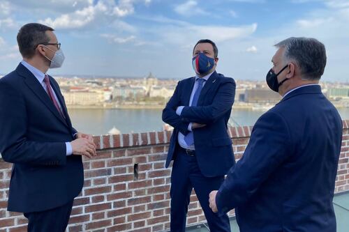 Matteo Salvini incontra i premier di Polonia e Ungheria: patto a tre per l'Europa