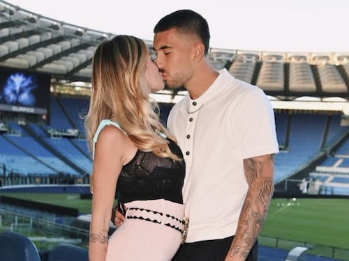 Chiara Nasti e Mattia Zaccagni affittano l'Olimpico per annunciare il sesso del figlio in arrivo