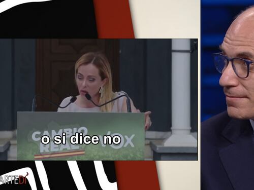 Enrico Letta a diMartedì: Giorgia Meloni? Penso tutto il male possibile. E Floris se la ride: sembra Kirill