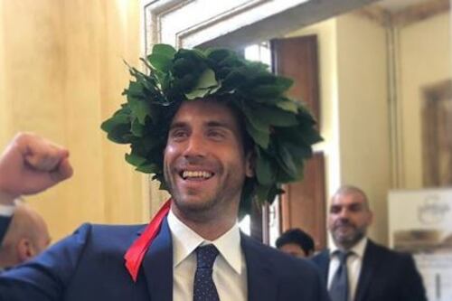 Viva Lollo, calciatore e laureato