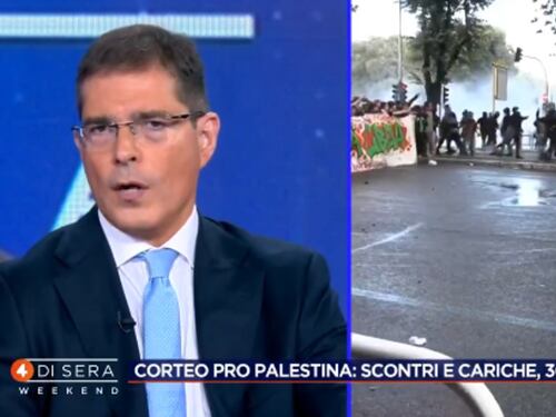 Scontri a Roma, Capezzone: "La sinistra? Neanche mezza parola sugli amichetti di Hamas"