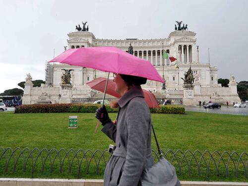 Neve e pioggia al Nord. Caldo torrido al Sud