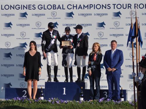Longines Global Champions Tour Roma, Gran Premio in rosa con Evelina Tovek
