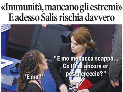 Il Tempo di Osho, la vignetta di oggi: Ilaria Salis immunità a rischio (giovedì 5 giugno)