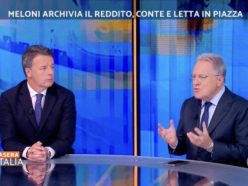 Stasera Italia, Sorgi inchioda la sinistra: "Divisi contate meno". L'appello a Renzi