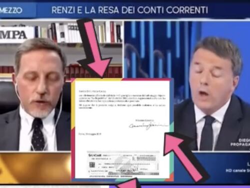 "Mai pagato un centesimo?", Renzi sbugiarda Giannini e pubblica l'assegno a Carrai