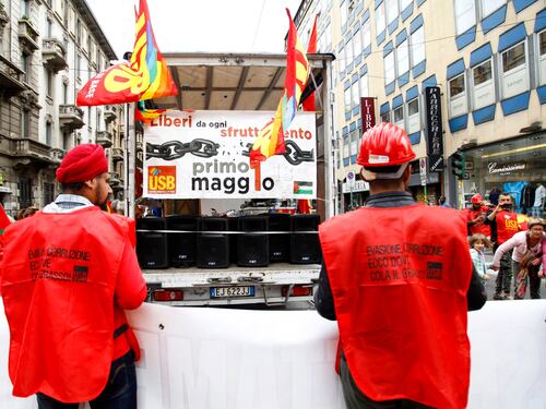 Niente cortei per il primo maggio Festa ai lavoratori già fatta prima