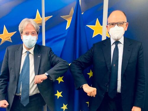 Gentiloni al Quirinale e Giorgetti in Ue: era questo il "piano A" di Letta