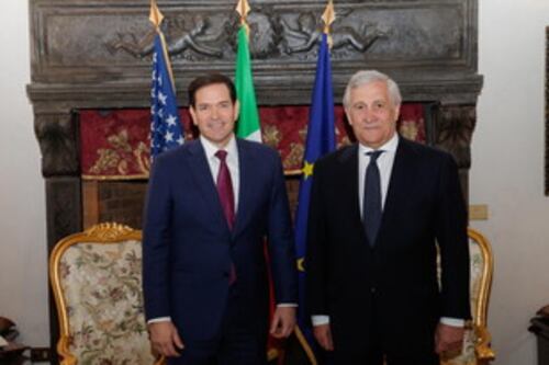 Telefonata Tajani-Rubio: "Lavoriamo insieme per il ritorno degli ostaggi da Gaza"