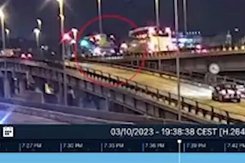 Mestre, il momento esatto dell'incidente. Pullman: il video choc
